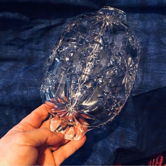 Vintage Anchor Hocking , Star of David pattern - relish dish - Picture 8 of 8